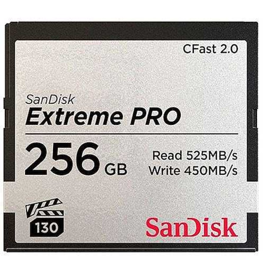 SanDisk Sandisk Extreme Pro 256Gb Cfast 2.0 525Mb/S Memory Card Cfast 2.0 Memory Cards