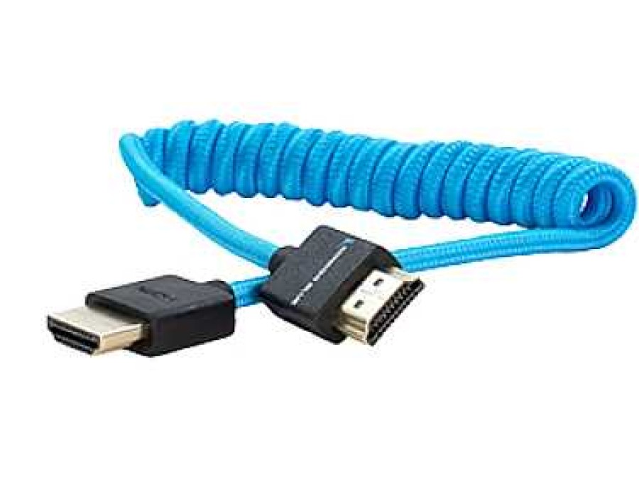 Kondor Blue Kondor Blue Coiled Full Hdmi Cable (30 To 60Cm) Video Monitors & Accessories