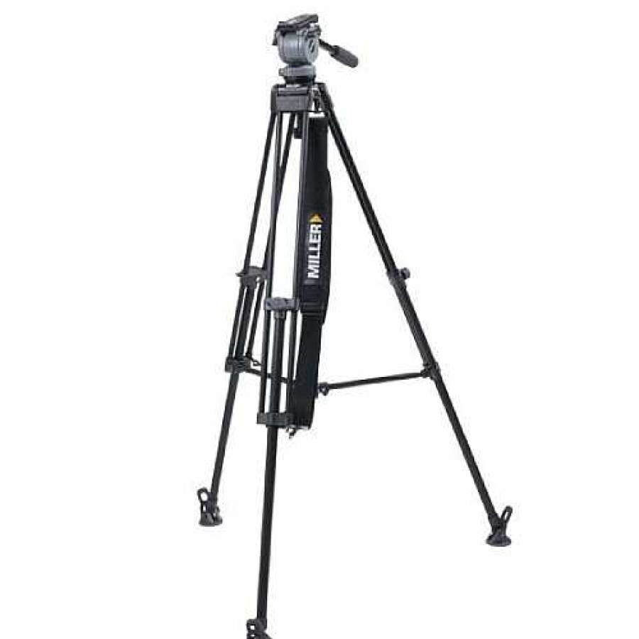 Miller Miller 828 Ds10 Alloy Tripod With 681 Pan Handle And Case Video Tripods