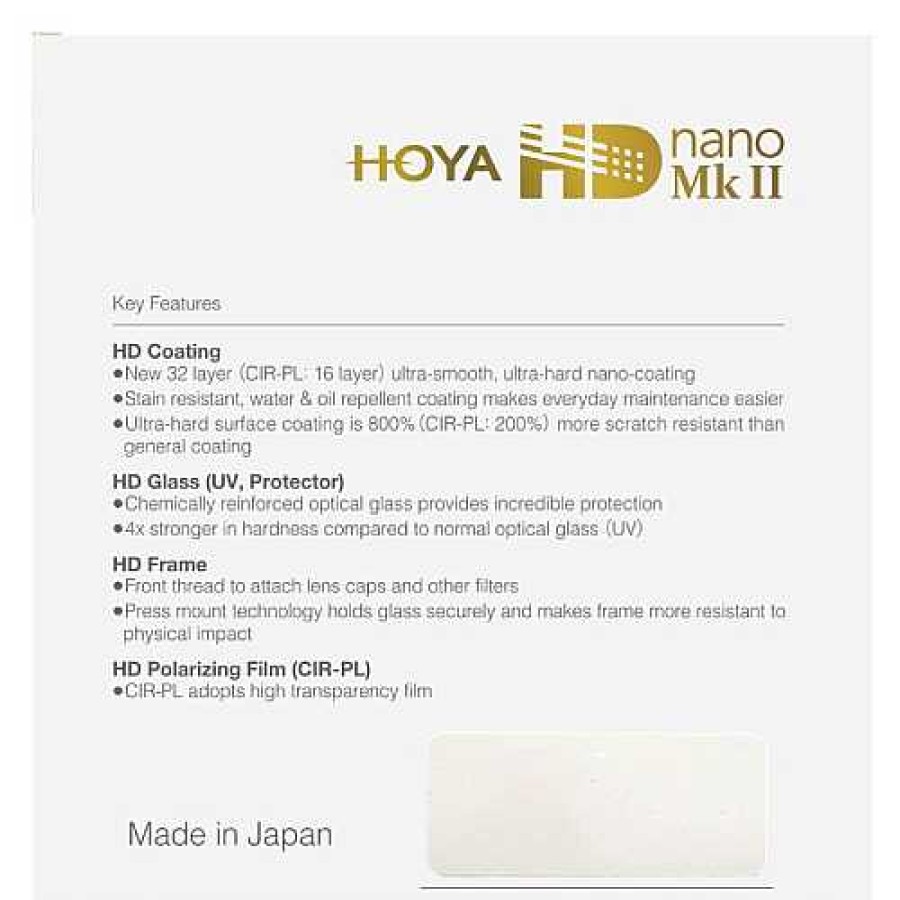 Hoya Hoya 67Mm Hd Nano Mark Ii Uv Filter Uv Filters