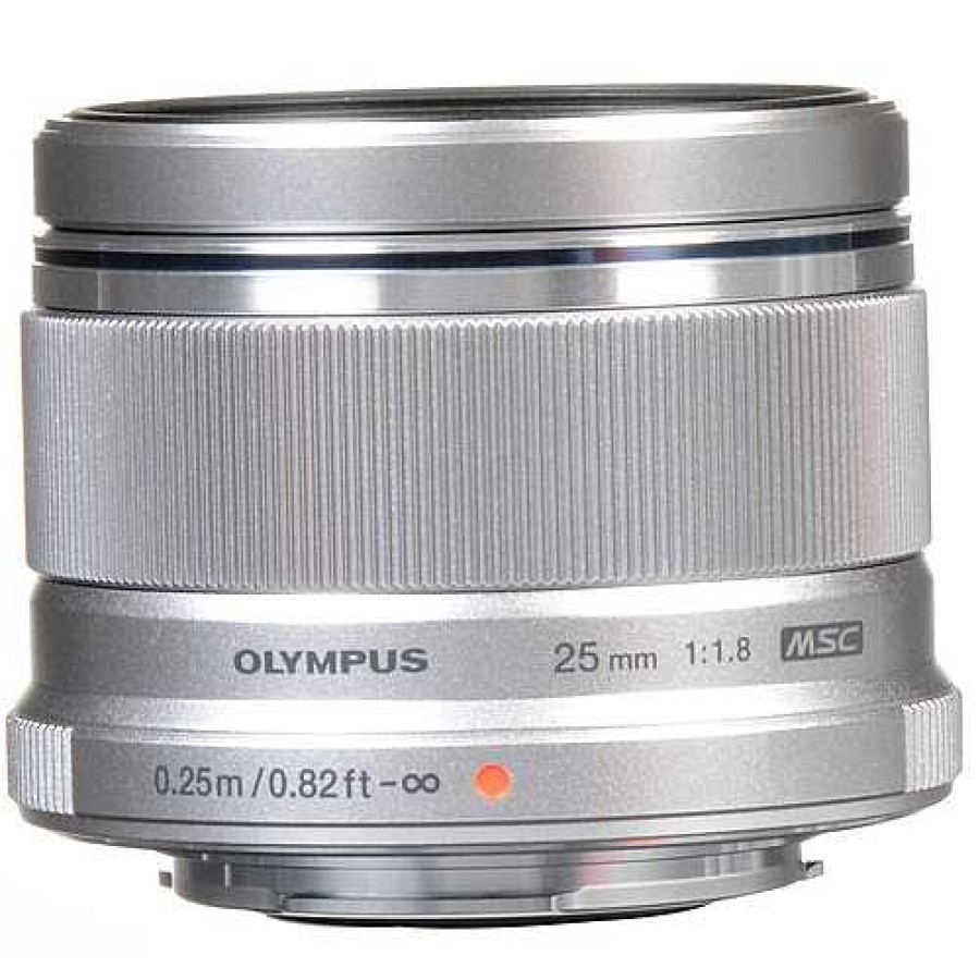 Olympus Olympus M.Zuiko 25Mm F/1.8 Micro Four Thirds Lens - Silver Micro Four Thirds Mount