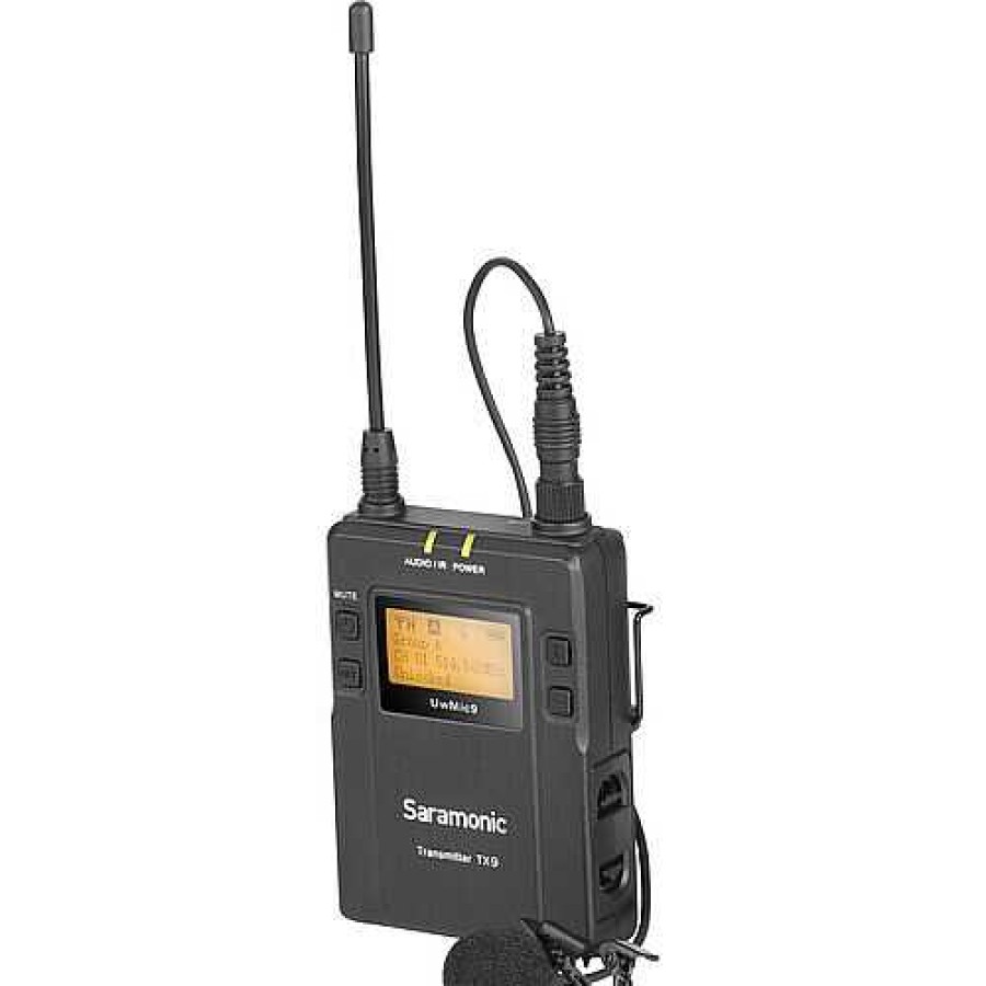 Saramonic Saramonic Tx9 96-Channel Digital Uhf Wireless Bodypack Transmitter With Lavalier Mic Wireless Audio