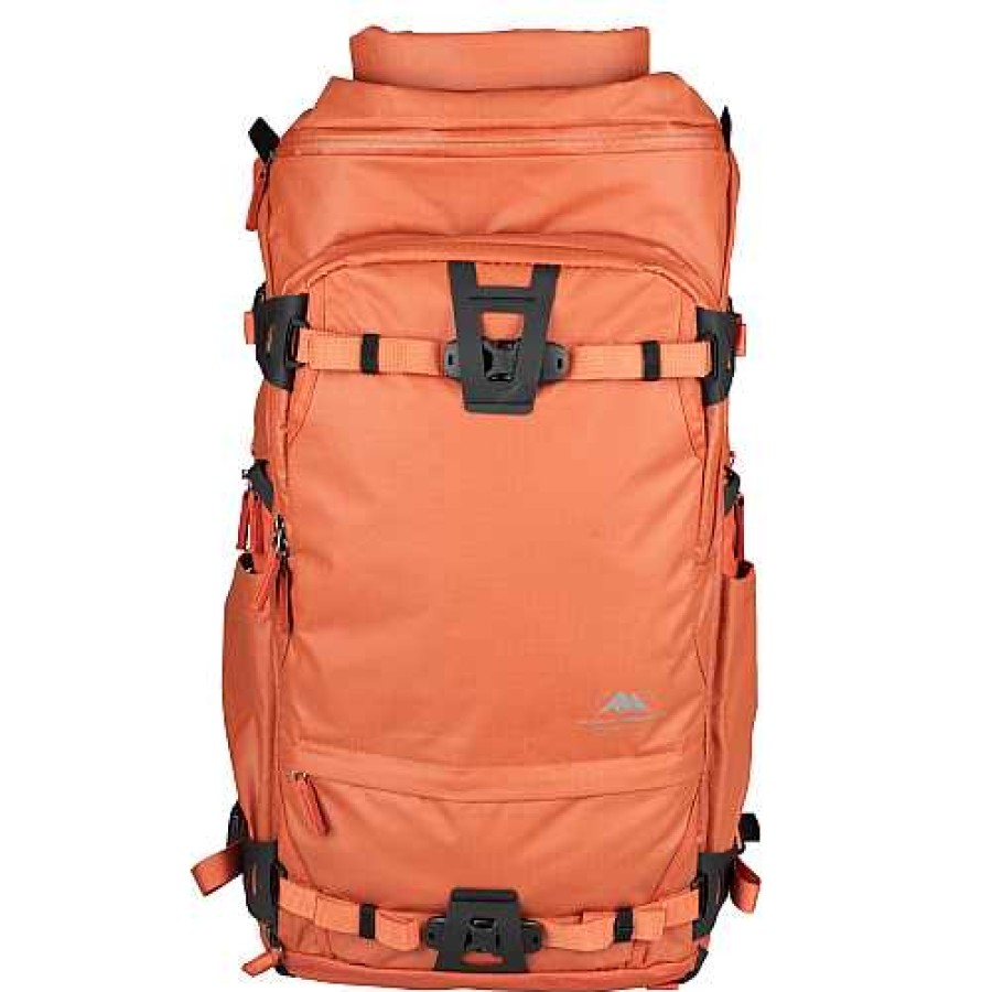 Summit Creative Summit Creative Tenzing 50L Extra Large Roll Top Camera Backpack - Orange Backpacks