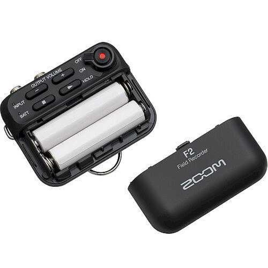 Zoom Zoom F2 Ultracompact Portable Field Recorder With Lavalier Microphone Audio Recorders & Accessories