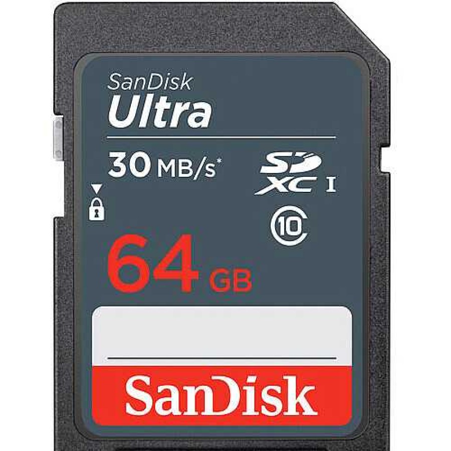 SanDisk Sandisk Ultra 64Gb Sdxc Uhs-I 140Mb/S Memory Card - V10 Sd Memory Cards