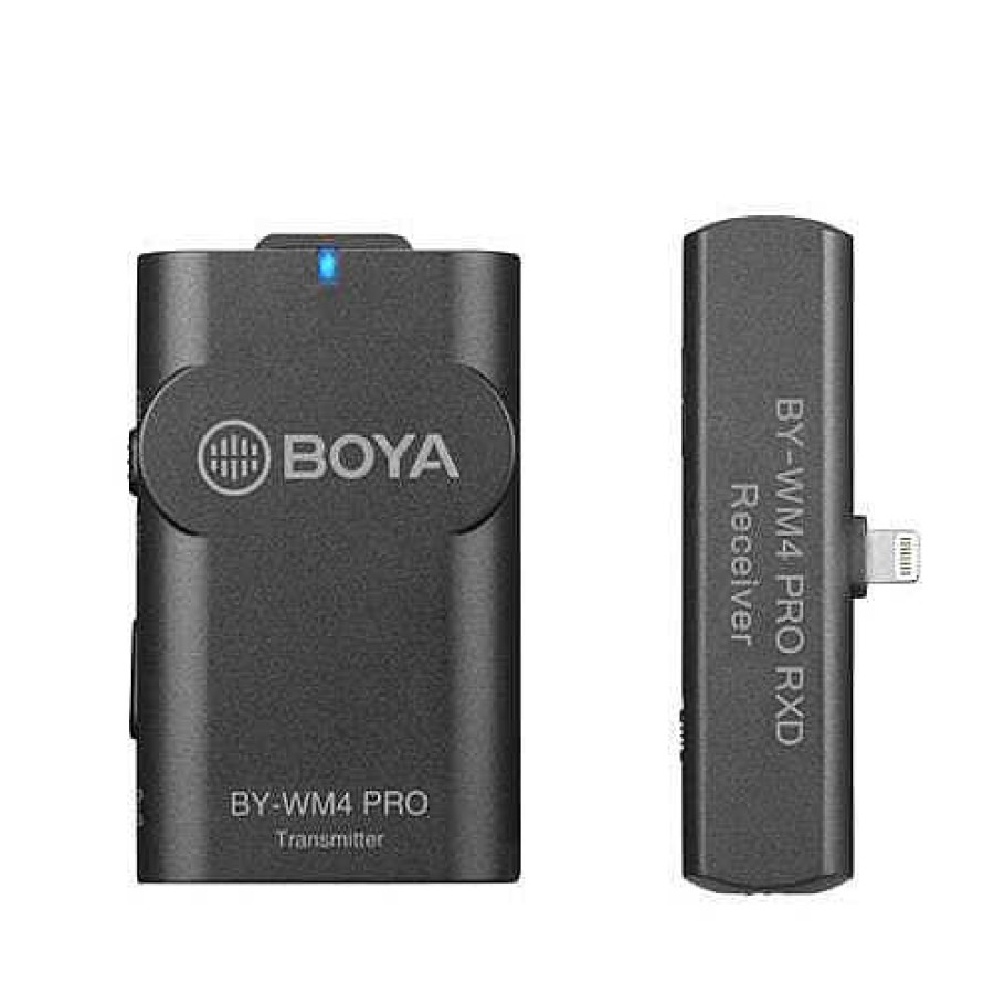 Boya Boya By-Wm4 Pro-K3, 2.4Ghz Wireless Microphone Kit For Ios 1+1 Microphones