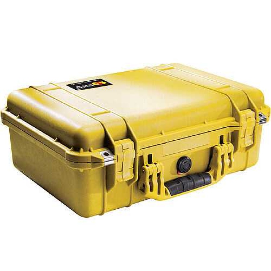 Pelican Pelican 1500 Camera Case With Foam - Yellow Hard Cases