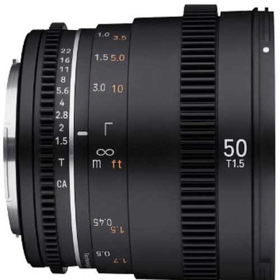 Samyang Samyang 50Mm T1.5 Ii Vdslr Cinema Lens For Sony Fe Sony Fe-Mount