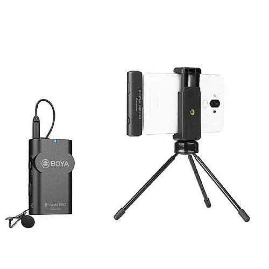 Boya Boya By-Wm4 Pro-K5, 2.4Ghz Wireless Microphone Kit For Android 1+1 Microphones