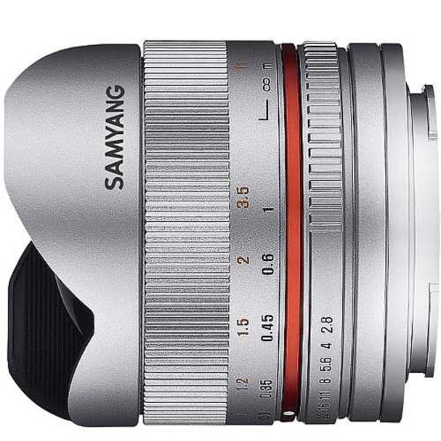 Samyang Samyang 8Mm F/2.8 Fisheye Umc Ii Lens For Sony Fe - Silver Sony Fe-Mount