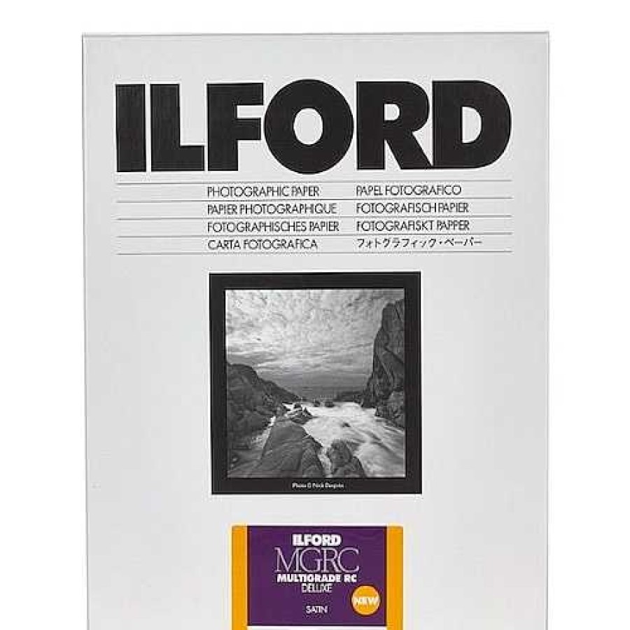 Ilford Ilford Multigrade Deluxe Satin Mgrcdl25M Black & White Paper - 3.5X5.5" - 100 Sheets Darkroom