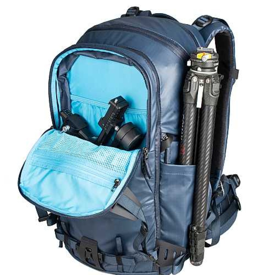 Summit Creative Summit Creative Tenzing 35L Large Zip Top Camera Backpack - Blue Backpacks