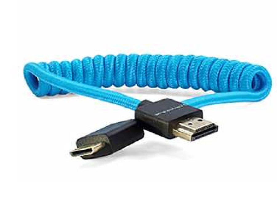 Kondor Blue Kondor Blue Coiled Mini Hdmi To Full Hdmi (30 To 60Cm) Video Monitors & Accessories