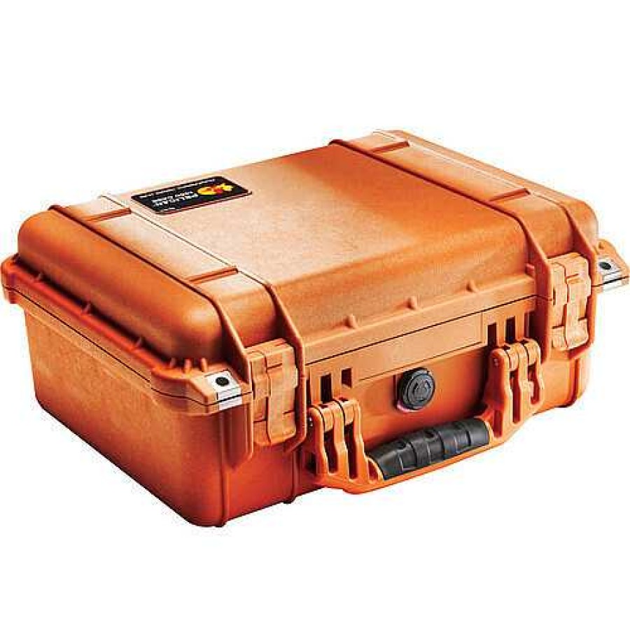 Pelican Pelican 1450 Medium Camera Case With Foam - Orange Hard Cases