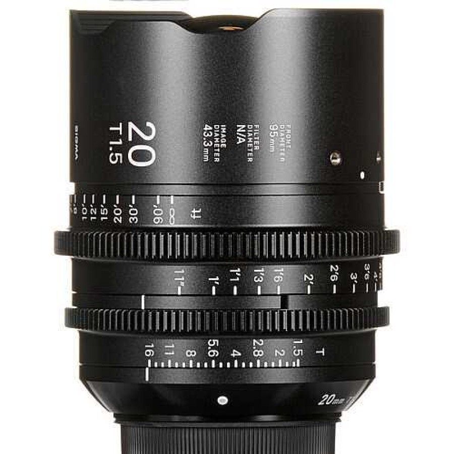 Sigma Sigma 20Mm T1.5 Cine Lens - Canon Ef Canon Eos Ef Mount