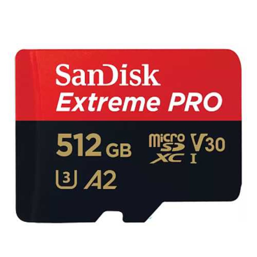 SanDisk Sandisk Extreme Pro 512Gb Microsdxc Uhs-I 200Mb/S Memory Card - V30 Microsd Memory Cards