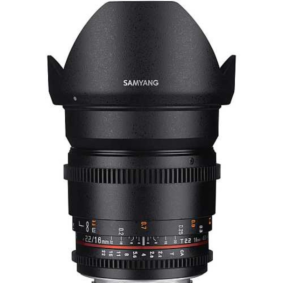 Samyang Samyang 16Mm T2.2 Vdslr Umc Ii Cinema Lens For Canon Ef Canon Eos Ef Mount