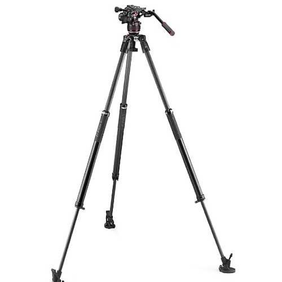 Manfrotto Manfrotto Nitrotech 608 Series With 635 Fast Single Leg Carbon Tripod Tripods