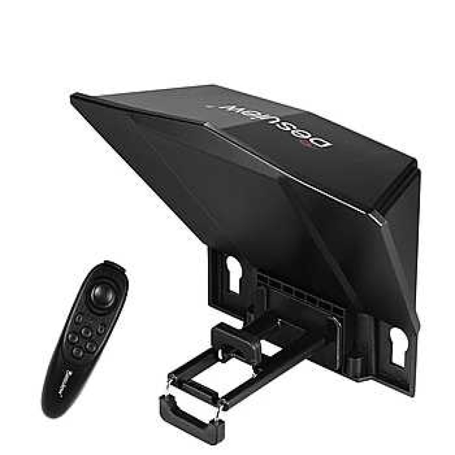 Desview Desview T2 Broadcast Teleprompter Compatible With Smartphone, Tablet For Mirrorless And Dslr Shooting Streaming & Capture Devices