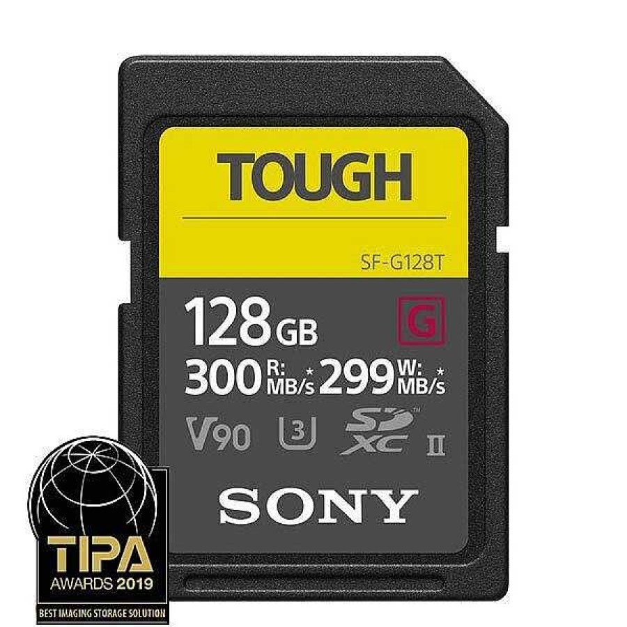 Sony Sony Tough 128Gb Sdxc Uhs-Ii 300Mb/S Memory Card - V90 Sd Memory Cards