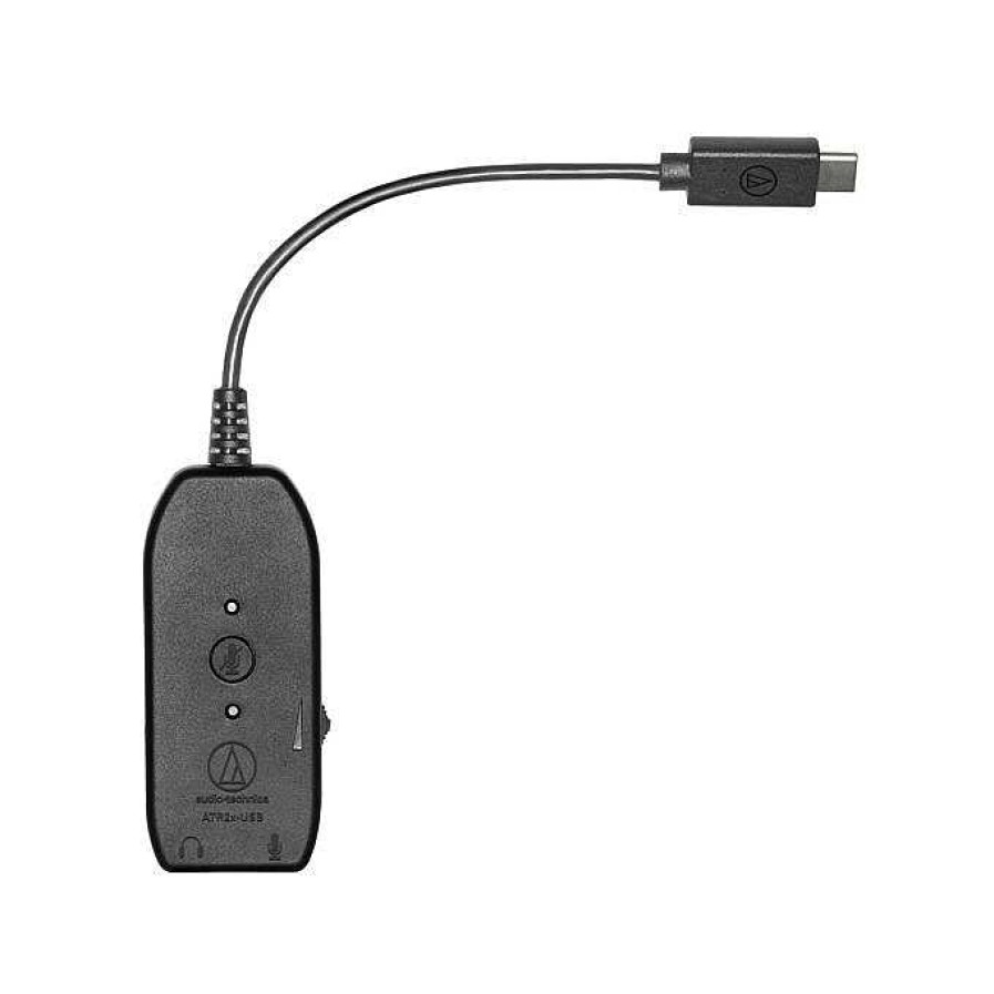 audio-technica Audio-Technica 3.5Mm Jack To Usb-C & Usb-A Adapter (Atr2X-Usb) Audio Cables & Adapters