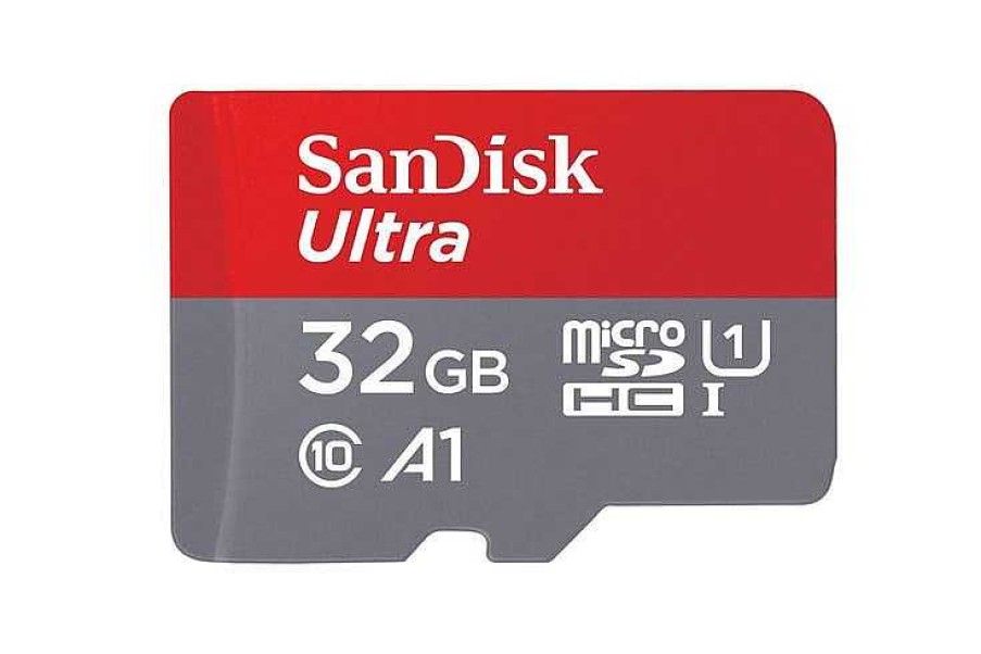 SanDisk Sandisk Ultra 32Gb Microsdhc Uhs-I 120Mb/S Memory Card With Adapter - V10 Microsd Memory Cards