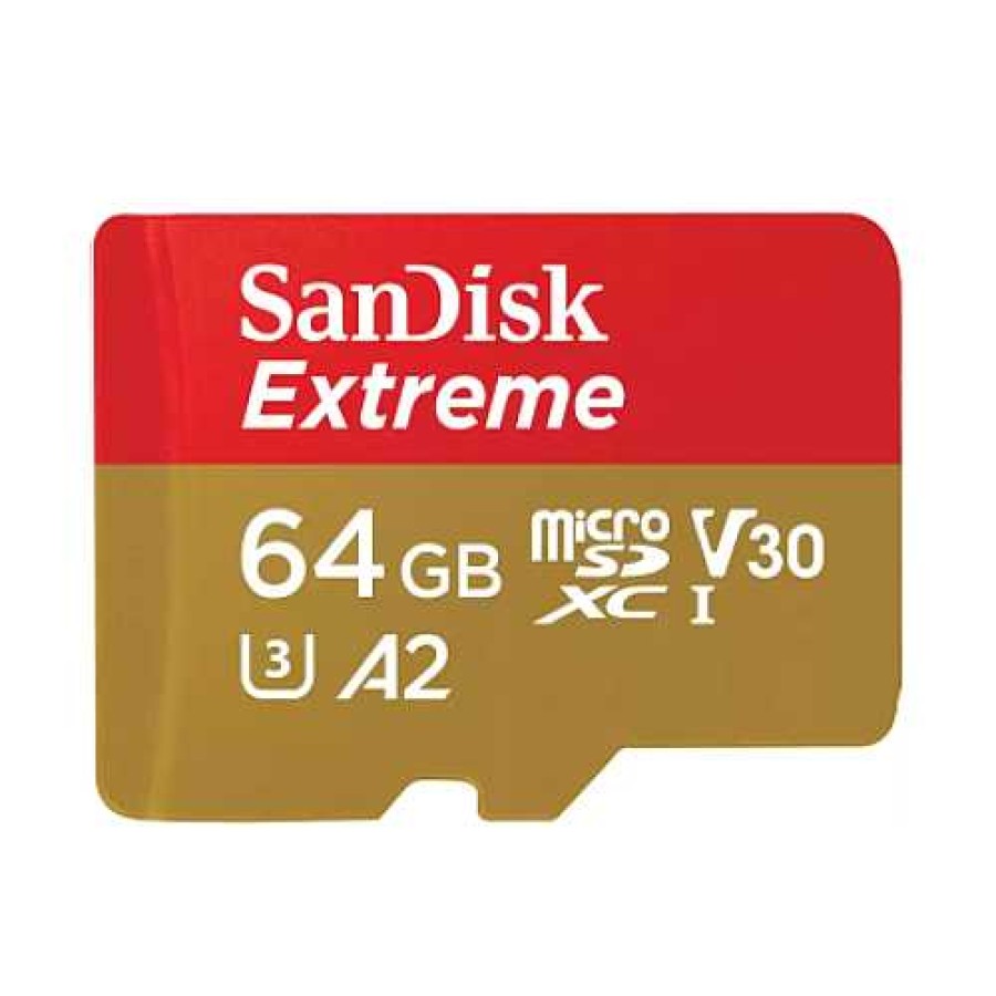 SanDisk Sandisk Extreme 64Gb Microsdxc Uhs-I 170Mb/S Memory Card - V30 Microsd Memory Cards