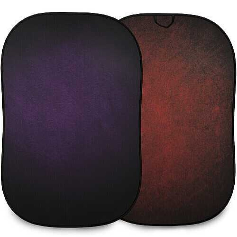 Lastolite Lastolite Collapsible Vintage Background 1.5M X 2.1M - Aubergine/Crimson Light Stands, Backgrounds & Mounting