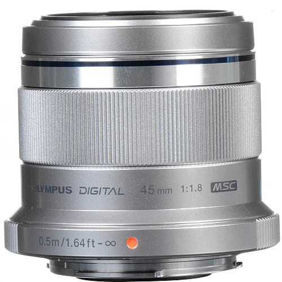 Olympus Olympus M.Zuiko 45Mm F/1.8 Lens - Silver Micro Four Thirds Mount