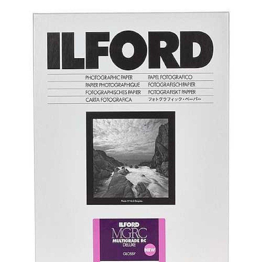 Ilford Ilford Multigrade Rc Deluxe Gloss Paper - Mgrcdl1M - 8X10 - 100 Sheets Darkroom