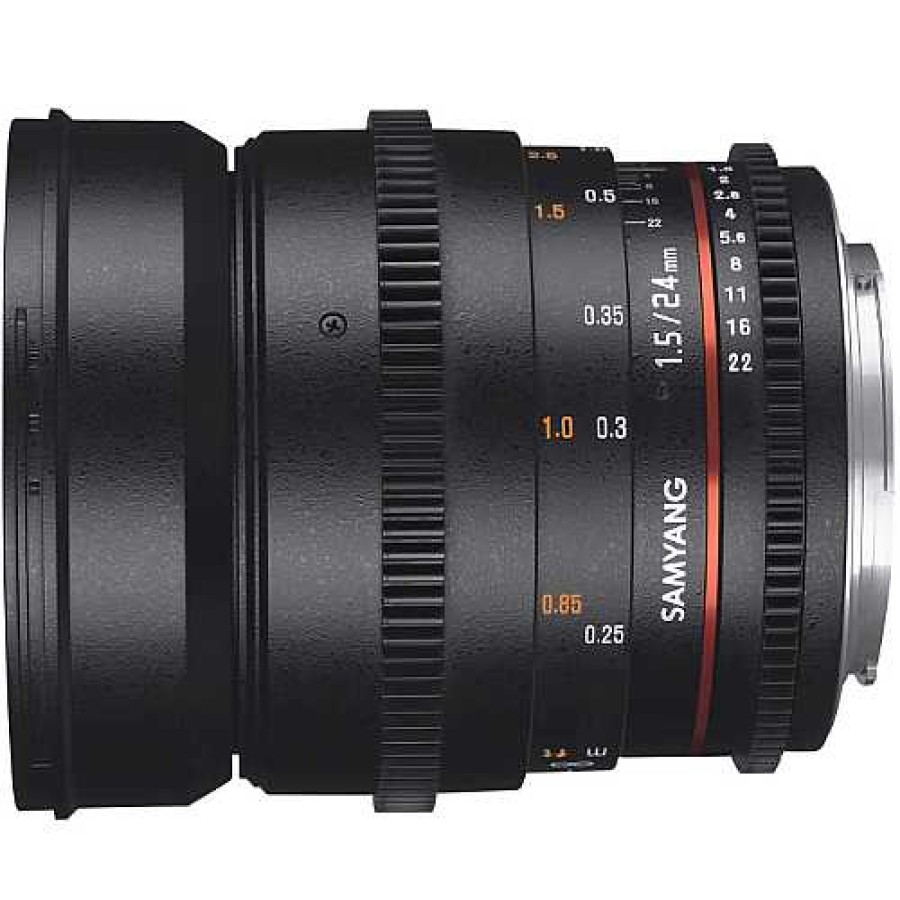 Samyang Samyang 24Mm T1.5 Vdslr Umc Ii Cinema Lens For Nikon Nikon F Mount