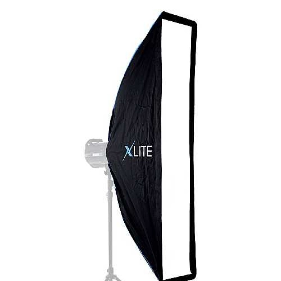 Xlite Xlite 25Cm X 100Cm Pro Umbrella Strip Softbox + Grid & Mask For S-Type Reflectors, Softboxes & Umbrellas