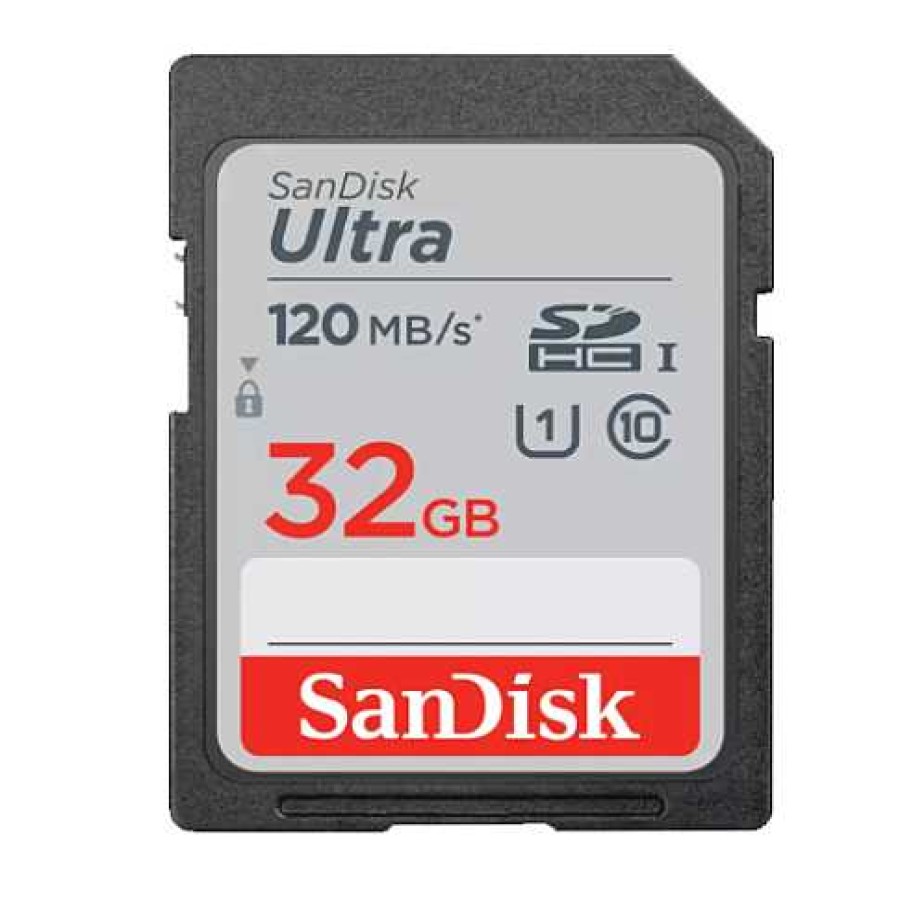 SanDisk Sandisk Ultra 32Gb Sdxc Uhs-I 120Mb/S Memory Card - V10 Sd Memory Cards