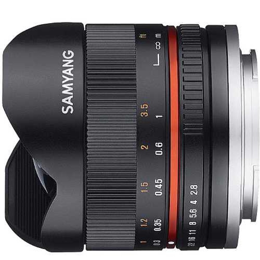 Samyang Samyang 8Mm F/2.8 Fisheye Umc Ii Lens For Fujifilm X - Black Fujifilm X-Mount