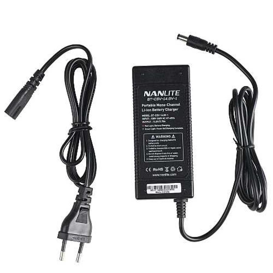 Nanlite Nanlite V-Mount Battery Charger Bt-Cgv-14.8V-1 14.8V Battery Chargers & Plates