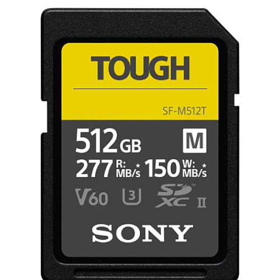 Sony Sony Tough 512Gb Sdxc Uhs Ii 277Mb/S Memory Card - V60 Sd Memory Cards