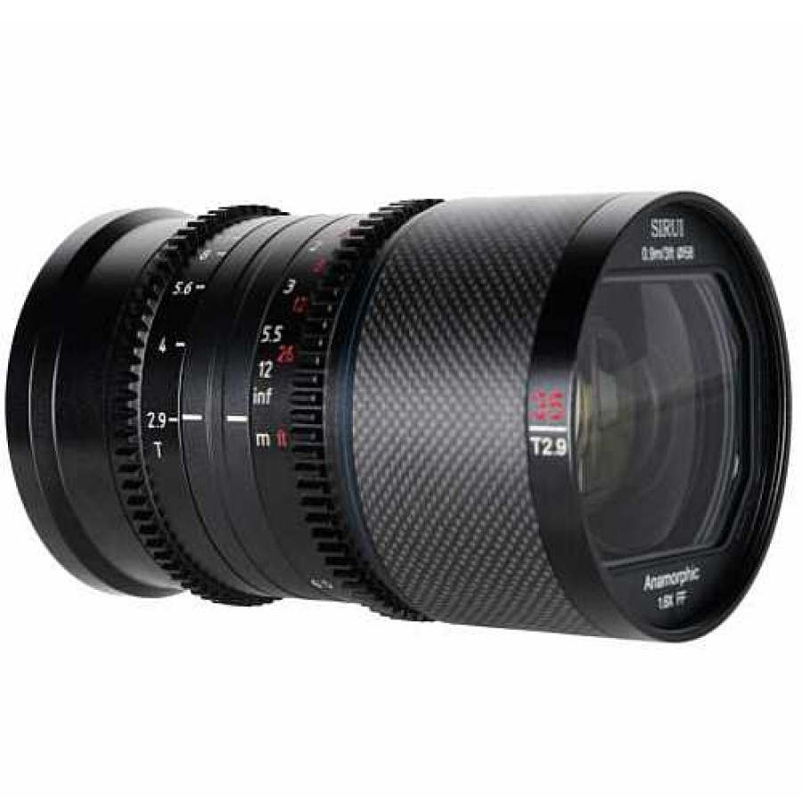 Sirui Sirui 35Mm T2.9 1.6X Carbon Fiber Anamorphic Lens For Canon Rf Mount (Neutral Flare) Canon Eos Rf Mount