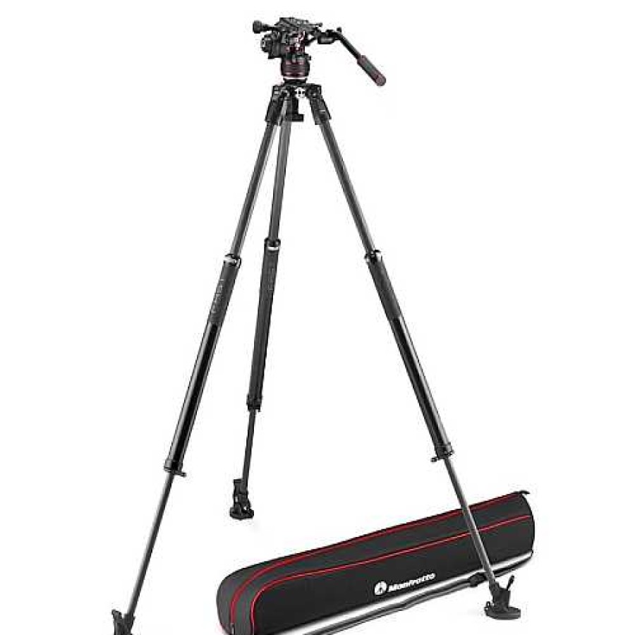 Manfrotto Manfrotto Nitrotech 608 Series With 635 Fast Single Leg Carbon Tripod Tripods