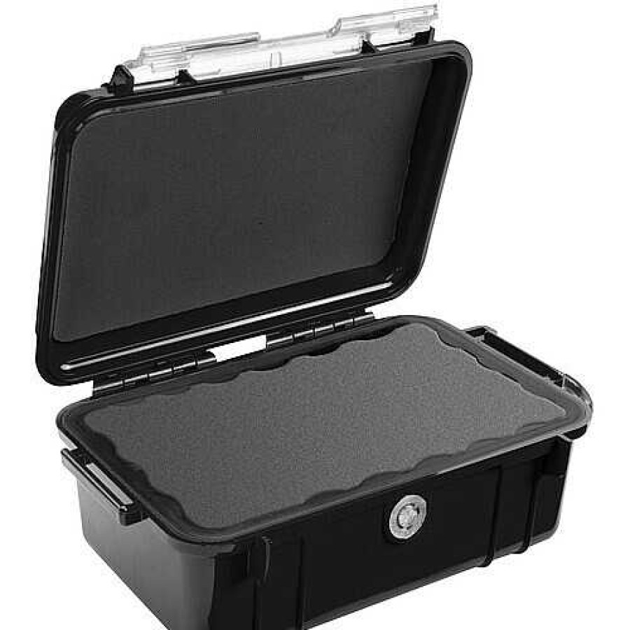 Pelican Pelican 1050 Micro Case - Black With Solid Lid Hard Cases