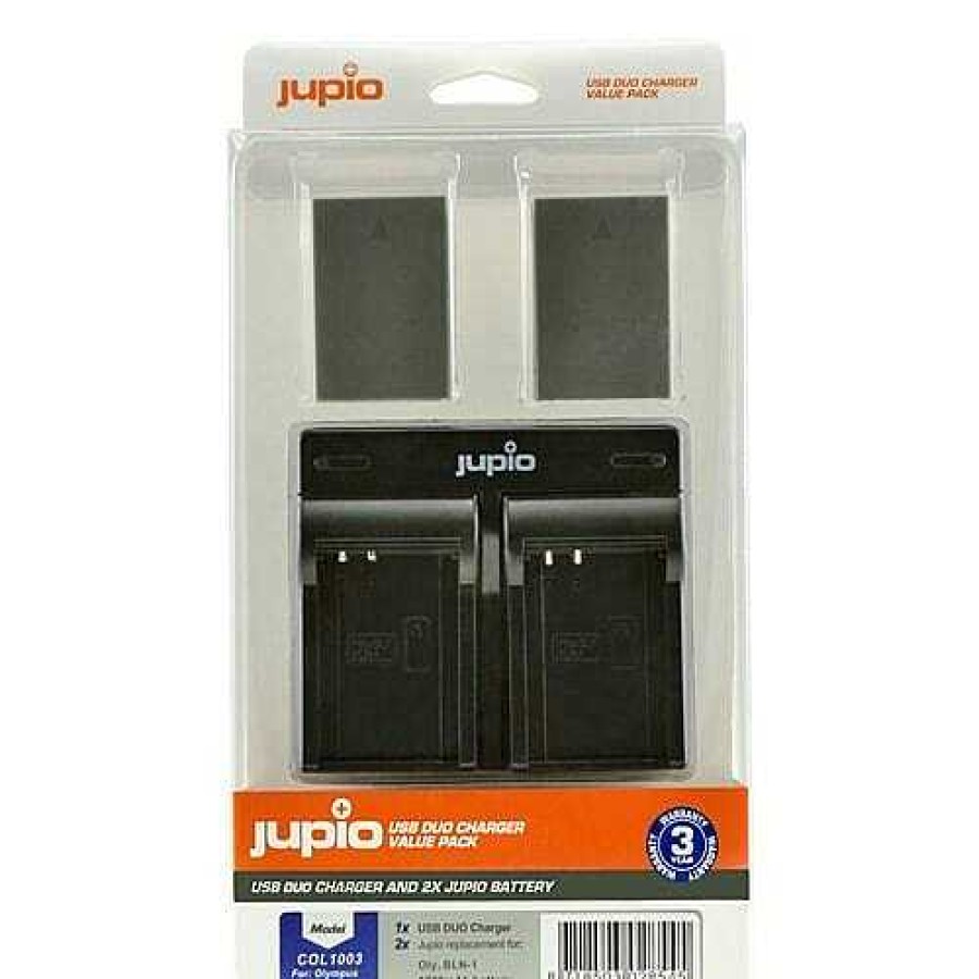 Jupio Jupio Olympus Ps-Bln1 Dual Charger Kit Camera Batteries