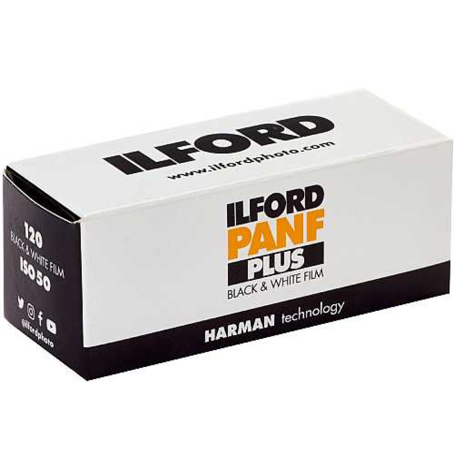 Ilford Ilford Pan F Plus 50 Black & White 120 Single Roll Film - Expired Film