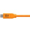 Tether Tools Tetherpro 90Cm Usb-C To Usb-C Hi-Vis Orange Cable Cables