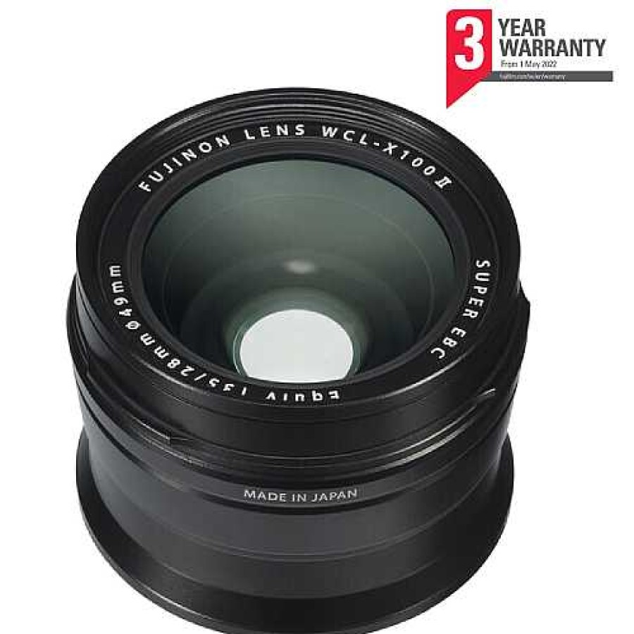 Fujifilm Fujifilm Wide Converter For X-100 Cameras - Wcl-X100 Ii - Black Lens Adapters