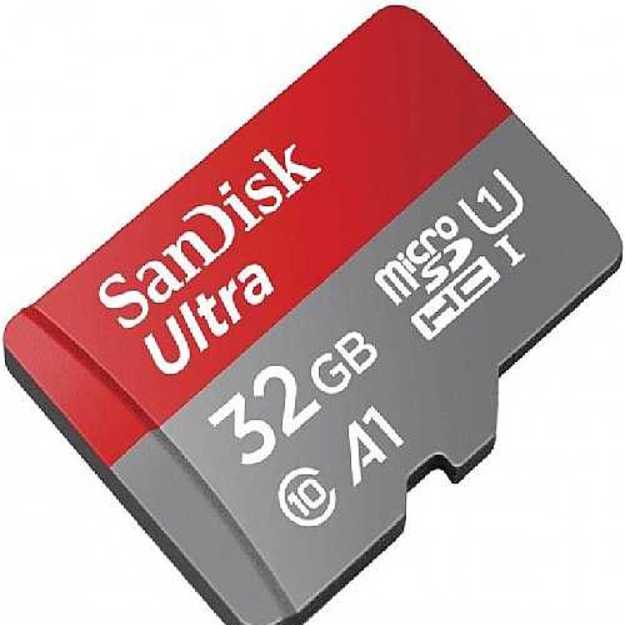 SanDisk Sandisk Ultra 32Gb Microsd Uhs-I 120Mb/S Memory Card With No Adapter - V10 Microsd Memory Cards