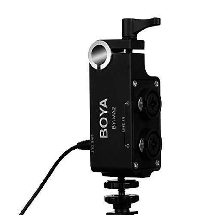 Boya Boya By-Ma2 Dual Channel Xlr Audio Mixer For Dslr & Camcorders Audio Mixers