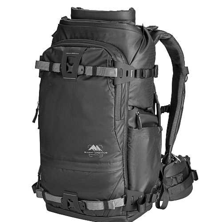 Summit Creative Summit Creative Tenzing 30L Medium Roll Top Camera Backpack - Black Backpacks