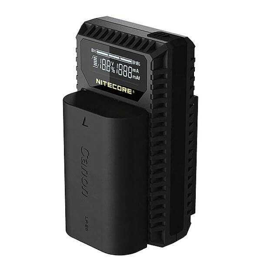 Nitecore Nitecore Ucn1 Charger For Lp-E6, Lp-E6N, Lp-E8 Battery Chargers & Plates