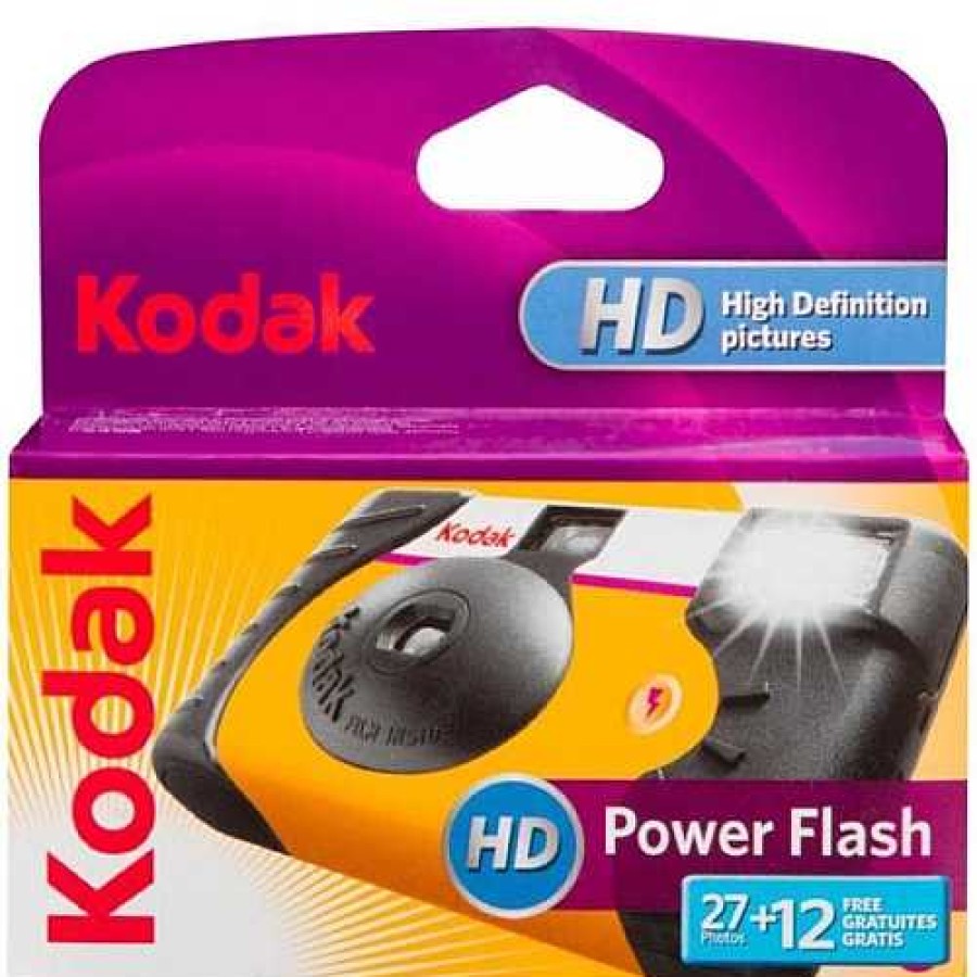 Kodak Kodak Power Flash Single Use Camera 27 + 12 Exposures Instant & Film Cameras