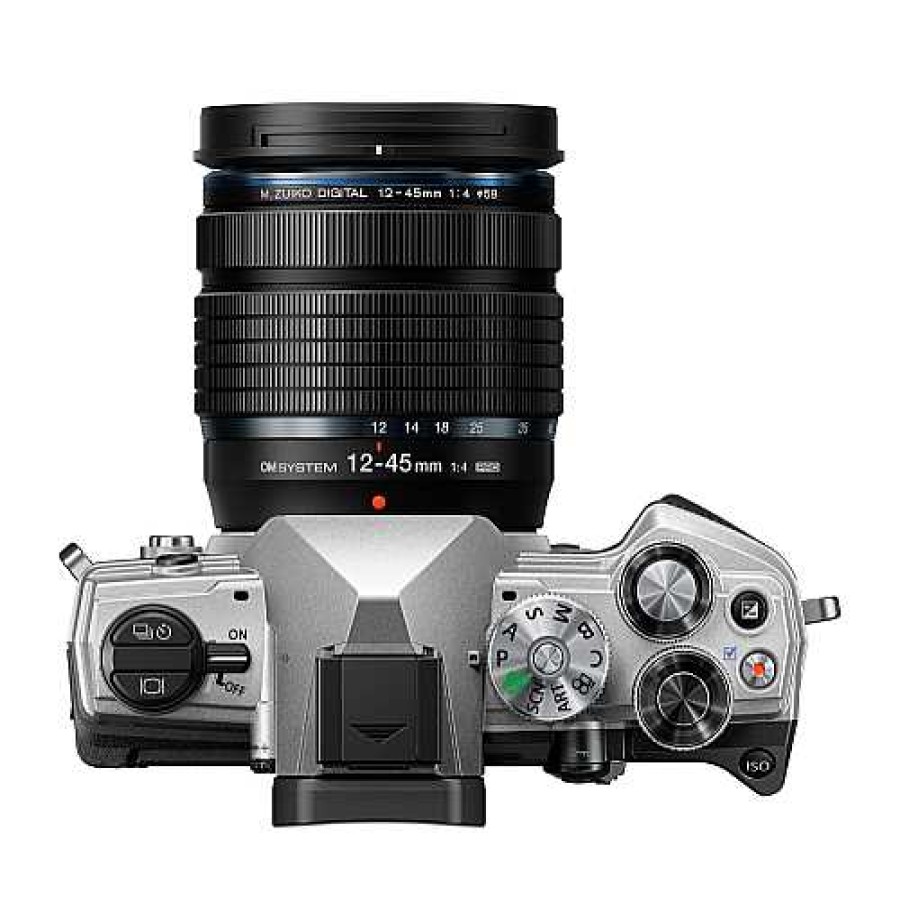 OM SYSTEM Om System Om-5 With 12-45Mm Lens - Silver Mirrorless Cameras